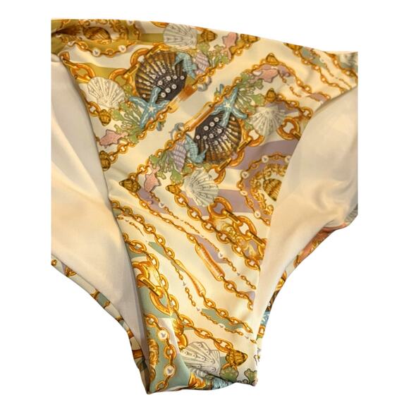 Kurt Geiger London Kensington String Bikini Bottoms, Shells Chains | Womens L - Picture 11 of 11